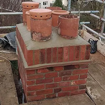 Chimney repointing and stack repair in West Midlands by Clean Gutters & Roofing Services