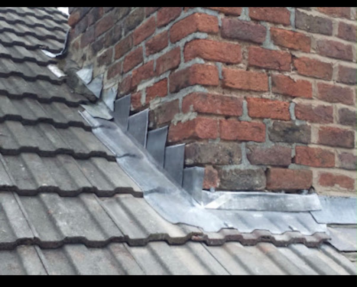 Chimney lining and lead flashing repair in West Midlands, Clean Gutters & Roofing Services