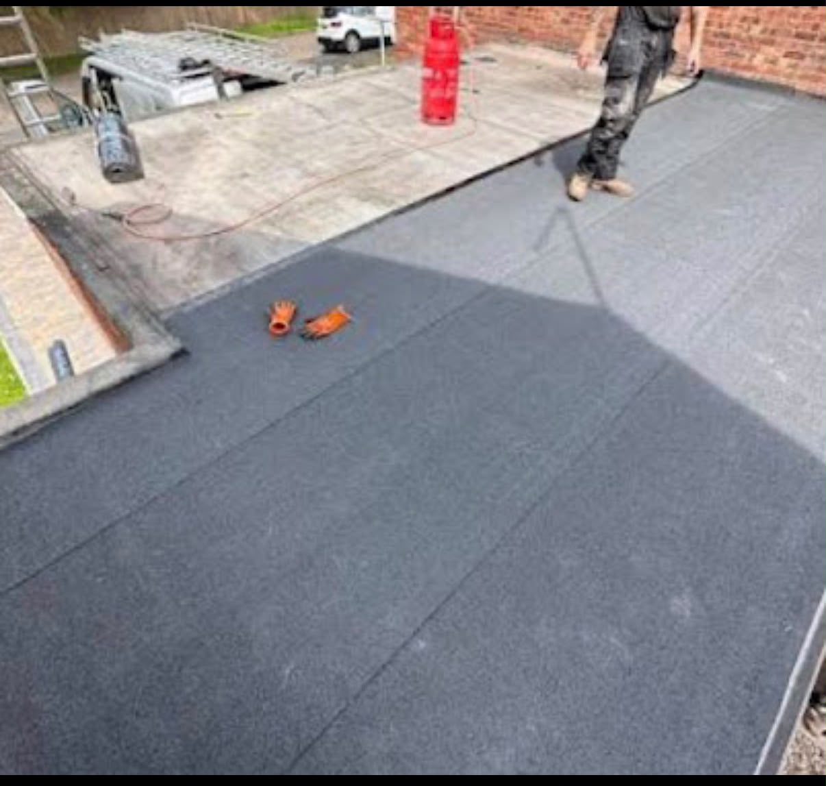GRP fibreglass flat roof installation in West Midlands, West Midlands, Clean Gutters & Roofing Services